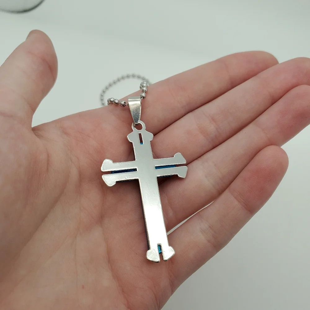 Stainless steel cross necklaces